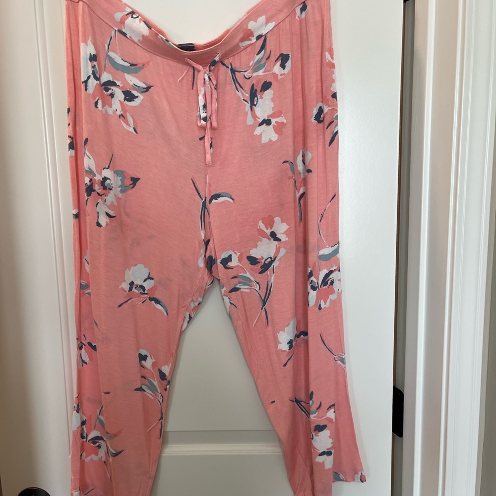 Peachy blue gray pj pants